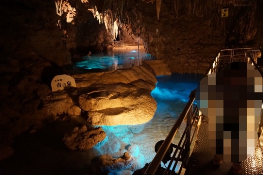 幼児（５歳と２歳）を連れた沖縄旅行のおきなわワールドの鍾乳洞・玉泉洞
